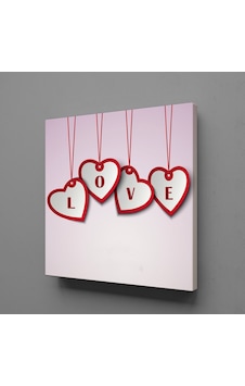 Love Kalpli Kanvas Tablo 100x100cm Love Kalpli Kanvas Tablo 100x100cm