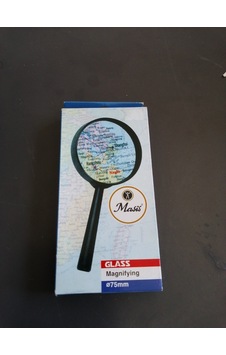 Masis 75mm Cam Büyüteç - Harita Okuma Ve İnceleme İçin Profesyonel Büyüteç