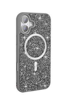 Apple Uyumlu iPhone 16 Pro Kılıf Pırlanta Tasarımlı M-safe Şarj Özellikli Zore Mozaik Silikon Kapak Apple Uyumlu iPhone 16 Pro Kılıf Pırlanta Tasarımlı M-safe Şarj Özellikli Zore Mozaik Silikon Kapak