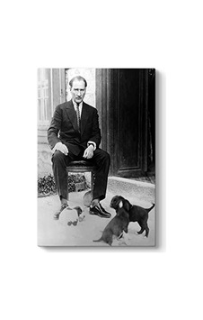 Atatürk Ve Yavru Köpekler Tablosu 30 X 45 Sku: Zeusstkb4d10d0d88