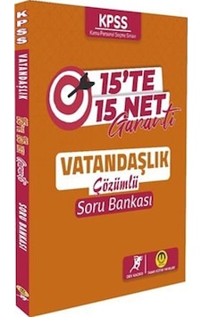 KPSS Vatandaşlık 15 te 15 Net Garanti Soru Bankası Çözümlü- Tasarı Akademi KPSS Vatandaşlık 15 te 15 Net Garanti Soru Bankası Çözümlü- Tasarı Akademi