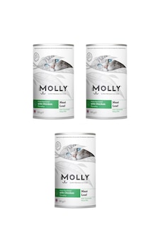 Molly Steril Tavuklu Pate Ezme Kısır Kedi Konservesi 395 G X 3 Adet Molly Steril Tavuklu Pate Ezme Kısır Kedi Konservesi 395 G X 3 Adet
