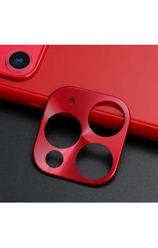 Apple Uyumlu iPhone 11 Pro Max Zore Metal Kamera Koruyucu-Kırmızı Kırmızı Apple Uyumlu iPhone 11 Pro Max Zore Metal Kamera Koruyucu-Kırmızı Kırmızı