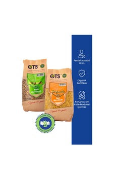 Ots Organik 2'li Mercimek Seti Yeşil Mercimek & Sarı Mercimek 2 X 750 G Organik Sertifikalı, Pestisit Analizli Ots Organik 2'li Mercimek Seti Yeşil Mercimek & Sarı Mercimek 2 X 750 G Organik Sertifikalı, Pestisit Analizli