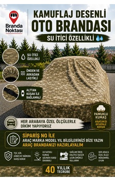 Kamuflaj Desenli Oto Brandası Su İtici Pamuklu Kumaş Özel Ölçü Araç Brandası Kamuflaj Desenli Oto Brandası Su İtici Pamuklu Kumaş Özel Ölçü Araç Brandası