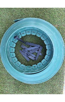 YEŞİL ÇİM AYIRICI SINIRLAYICI 25 METRE (SABİTLEME KAZIĞI 50 ADET HEDİYE)