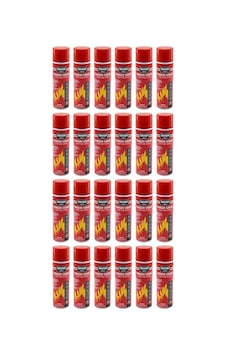 24 Adet Yangın Söndürücü - Yangın Savar Sprey 500ml Ev - Ofis - Oto Araç Ateş Boğucu Köpük Tabaka