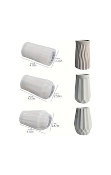 Dekoratif Mini Saksı 3 Adet-001 Dekoratif Mini Saksı 3 Adet-001