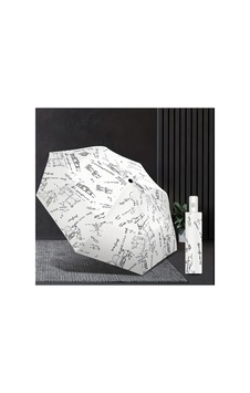Lilly Mathbrella Uv50+ Koruma İpek Kanvas Otomatik Şemsiye Beyaz Beyaz Lilly Mathbrella Uv50+ Koruma İpek Kanvas Otomatik Şemsiye Beyaz Beyaz