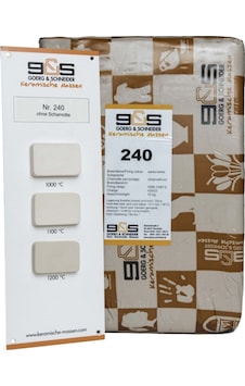 Goerg & Schneıder 240 Stoneware Seramik Vakum Çamuru Beyaz/açık Krem - 10 Kg Goerg & Schneıder 240 Stoneware Seramik Vakum Çamuru Beyaz/açık Krem - 10 Kg