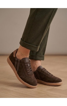 Venüs 2609920k Kadın Hakiki Süet Deri Çizgili Sneaker Ayakkabı Kahve Venüs 2609920k Kadın Hakiki Süet Deri Çizgili Sneaker Ayakkabı Kahve