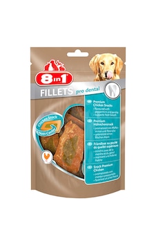8in1 Fillets Pro Dental Tavuklu Köpek Ödül Maması Small 80 G 8in1 Fillets Pro Dental Tavuklu Köpek Ödül Maması Small 80 G