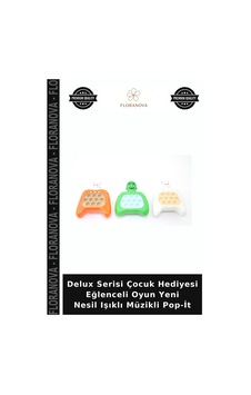 Delux Serisi Çocuk Hediyesi Eğlenceli Oyun Yeni Nesil Işıklı Müzikli Pop-it Delux Serisi Çocuk Hediyesi Eğlenceli Oyun Yeni Nesil Işıklı Müzikli Pop-it