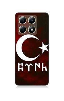Xiaomi 14t Pro Uyumlu Göktürk Ay Yıldız Kompozisyonu Desenli Silikon Kılıf Çok Renkli Xiaomi 14t Pro Uyumlu Göktürk Ay Yıldız Kompozisyonu Desenli Silikon Kılıf Çok Renkli