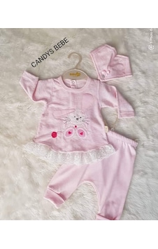 Candys Bebe PEMBE KIZ TAKIM Beyaz - Pembe Candys Bebe PEMBE KIZ TAKIM Beyaz - Pembe