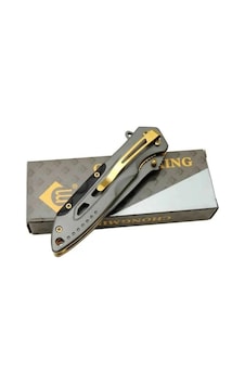 Chongming Cm84 Çakı Titanyum Gold 20 Cm Manuel, Kemerlikli Çok Renkli