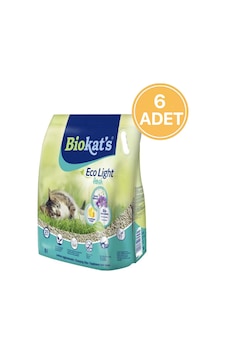 Biokat's Eco Light Fresh Spring Blossom Pelet Kedi Kumu 6 x 5 L