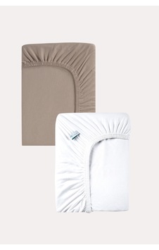 Kahve - Beyaz Renk %100 Pamuk Penye Bebek Çarşafı 60x120cm - Lastikli Bebek Çarşafı 2'li Kahve - Beyaz - 860728279 Kahve - Beyaz Renk %100 Pamuk Penye Bebek Çarşafı 60x120cm - Lastikli Bebek Çarşafı 2'li Kahve - Beyaz - 860728279