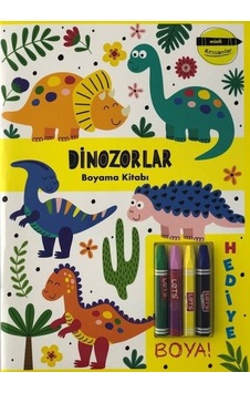 Minik Ressamlar - Dinozorlar Boyama Kitabı- Doğan ve Egmont Yayıncılık