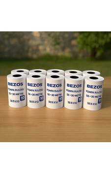 Bşkvirgo Bezos 58x30 Mm Pompa Rulosu Termal Rulo 10 Paket 100 Adet Bsk2026 Bşkvirgo Bezos 58x30 Mm Pompa Rulosu Termal Rulo 10 Paket 100 Adet Bsk2026