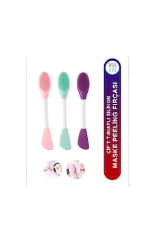 Çift Taraflı Silikon Yüz Maskesi Uygulama Ve Peeling Fırçası Çift Taraflı Silikon Yüz Maskesi Uygulama Ve Peeling Fırçası