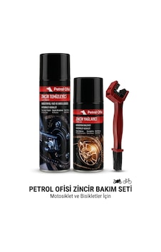 Petrol Ofisi Zincir Bakım Seti+zincir Temizleme Fırçası