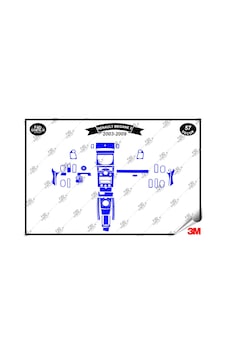 Renault Megane 2 Dijital 2003-2009 Torpido Konsol Trim Göğüs Maun Kaplama Set 57 Parça Mavi Renk Renault Megane 2 Dijital 2003-2009 Torpido Konsol Trim Göğüs Maun Kaplama Set 57 Parça Mavi Renk