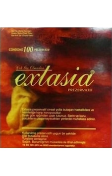 Extasia Kondom Klasik Prezervatif 100'lü Extasia Kondom Klasik Prezervatif 100'lü
