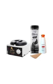 Ege Sir Profesyonel Egesir Ağda Makinası + Arcade Sir Ağda Black + Ağda Temizleme Yağı + Spatula Ege Sir Profesyonel Egesir Ağda Makinası + Arcade Sir Ağda Black + Ağda Temizleme Yağı + Spatula