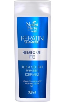 Natural Herbs Keratin Sülfatsız Şampuan 300 ML Natural Herbs Keratin Sülfatsız Şampuan 300 ML