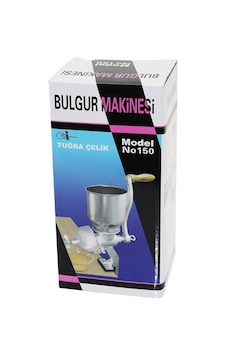 Tuğra Çelik Model No-150 Makinesi Tahıl Bulgur Kollu Öğütücü Mengene Sıkıştırmalı Kullanım Diğer