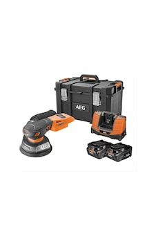 Aeg BEX18SBL-125-602TC 2x6.0AH Çift Akülü Kömürsüz Titreşim Zımpara - 4935500068 Aeg BEX18SBL-125-602TC 2x6.0AH Çift Akülü Kömürsüz Titreşim Zımpara - 4935500068