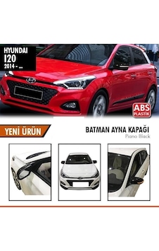 Hyundai İ20 2014 - 2018 Sinyalli Batman Yarasa Ayna Kapağı parlak