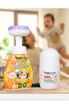 Baby Icon Doğal Çocuk Köpük El Sabunu Muz Kokulu Vegan Parabensiz + %100 Doğal Organik Vegan Çocuk Roll On Baby Icon Doğal Çocuk Köpük El Sabunu Muz Kokulu Vegan Parabensiz + %100 Doğal Organik Vegan Çocuk Roll On