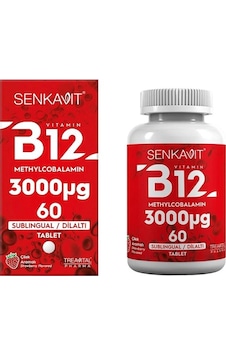 Senkavit B12 3000 Mcg Dil Altı Sublingual 60 Tablet Senkavit B12 3000 Mcg Dil Altı Sublingual 60 Tablet