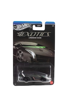 Hot Wheels Lamborghini Veneno - Silver Series Exotics Siyah 1/64 Diecast Model Araba Çok Renkli
