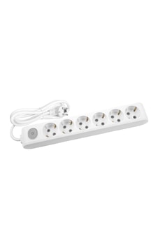 Viko Multi-let 6'lı Grup Priz Anahtarlı Topraklı Çocuk Korumalı 3 Metre Beyaz - 90117603 Viko Multi-let 6'lı Grup Priz Anahtarlı Topraklı Çocuk Korumalı 3 Metre Beyaz - 90117603