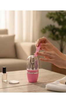 Tırnak Bakım Manikür Pedikür Seti 4 Parça Pembe Minimal Ve Dayanıklı 85309053
