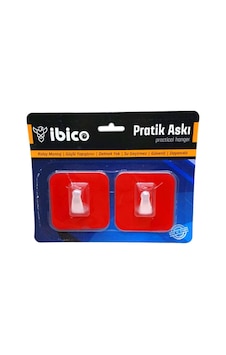 İbico K17-405 Pratik Askı Plastik 2 Adet Güçlü Yapıştırıcı Yapışkanlı Kolay Montaj - 20'li Paket Diğer İbico K17-405 Pratik Askı Plastik 2 Adet Güçlü Yapıştırıcı Yapışkanlı Kolay Montaj - 20'li Paket Diğer