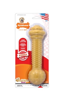 Nylabone Halter Şeklinde Fıstık Ezmeli Köpek Çiğneme Kemiği L