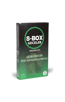 S-box Özel Kayganlaştırıcılı Prezervatif 12&apos Li S-box Özel Kayganlaştırıcılı Prezervatif 12&apos Li