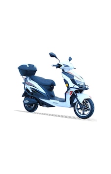 Arora Leopar İki Tekerlekli Motosiklet Beyaz Arora Leopar İki Tekerlekli Motosiklet Beyaz