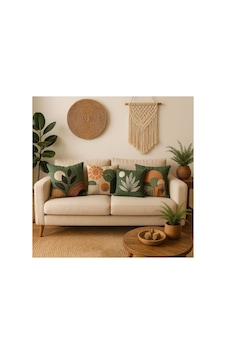 Enc Home Çift Tarafı Baskılı Molly Kırlent Takımı Çok Renkli Enc Home Çift Tarafı Baskılı Molly Kırlent Takımı Çok Renkli