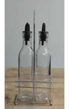 Yağlık Cam 300 Ml 2'li Set Şeffaf