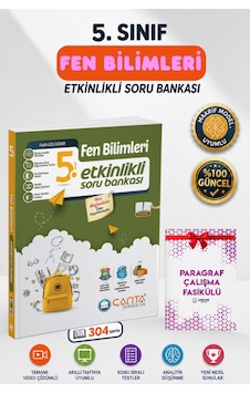 Çanta Yayınları 5.sınıf Fen Bilimleri Etkinlikli Kazanım Soru Bankası Maarif Model Çanta Yayınları 5.sınıf Fen Bilimleri Etkinlikli Kazanım Soru Bankası Maarif Model