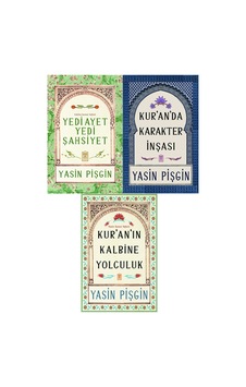 Yasin Pişgin 3 Kitap Set Yedi Ayet Yedi Şahsiyet-kuranda Karakter İnşası-kuranın Kalbine Yolculuk