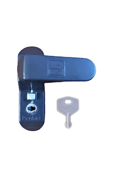 Penkid Pvc Çocuk Emniyet Kilidi Düğmeli Anahtarlı Antrasit Penkid Pvc Çocuk Emniyet Kilidi Düğmeli Anahtarlı Antrasit