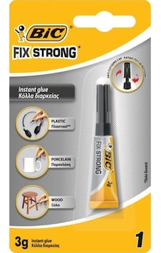 Bic Fix Strong Süper Güçlü Japon Yapıştırıcısı 3 Gr Bic Fix Strong Süper Güçlü Japon Yapıştırıcısı 3 Gr