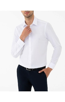 Advante Slim Fit Pamuk Saten Erkek Gömlek Beyaz Advante Slim Fit Pamuk Saten Erkek Gömlek Beyaz