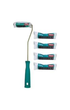 Dekor Kadife Parmak Rulo 10 Cm + 4 Adet Yedeği